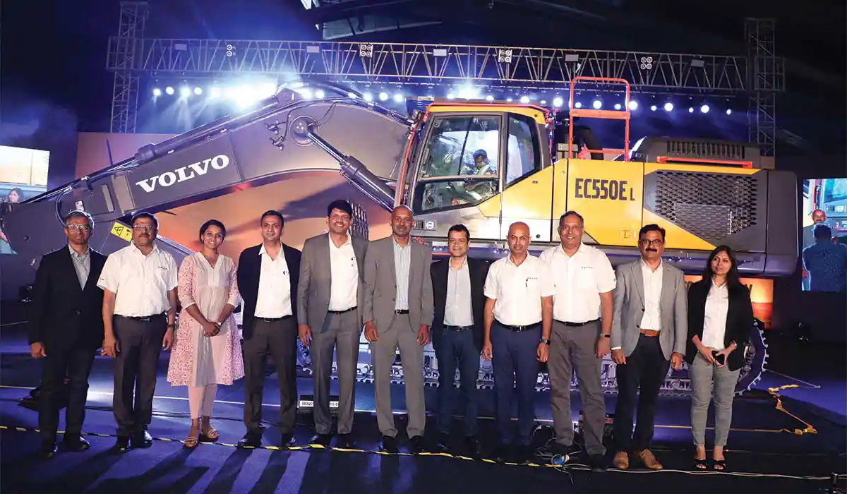 Volvo Construction Equipment launches EC550E excavator that gives up to 35% higher productivity