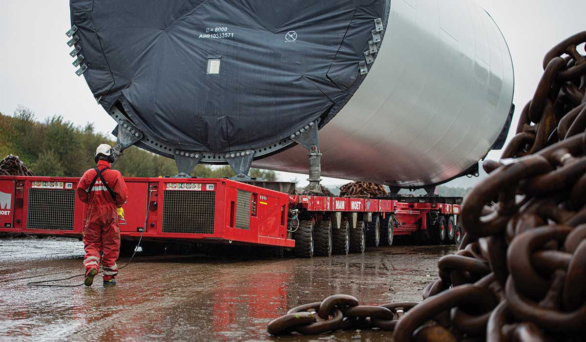 Mammoet, the world’s largest heavy lifting and transport company