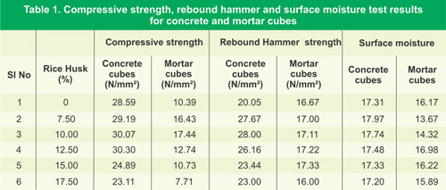 Effect of Rice Husk Ash on Cement Mortar and Concrete