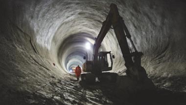 Figure 6: Tunnel lining construction in Japan