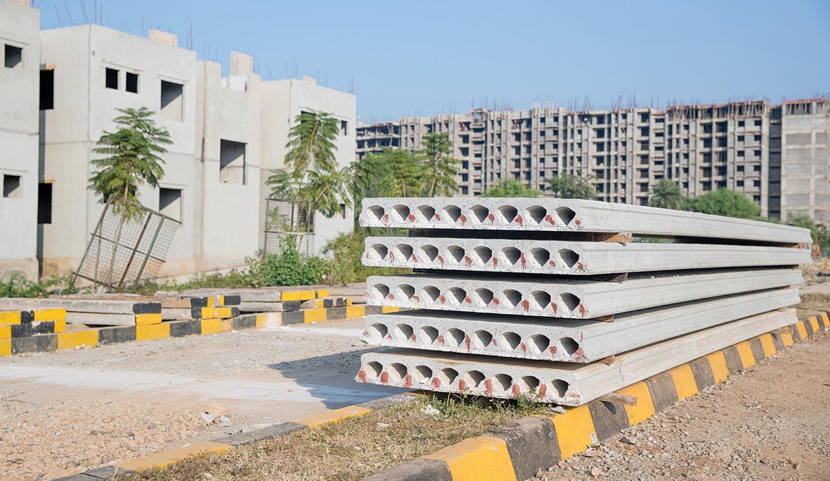 Precast technology - HollowCoreSlabs OnSite India