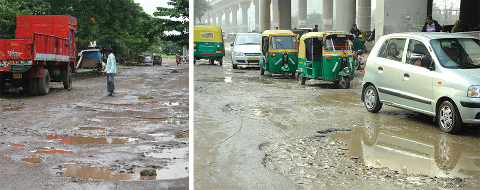 Why do many roads constructed in India fail prematurely?