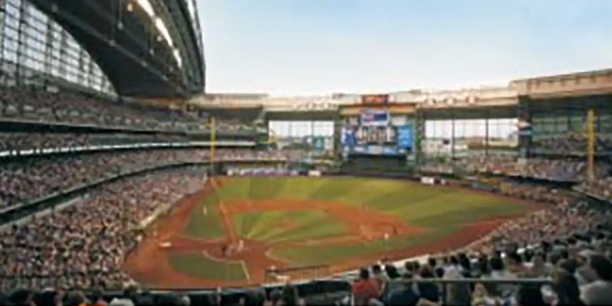 the final game of the season at Miller park completed in September 2006