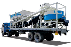 Trailer Mounted Rower Batching Plant
