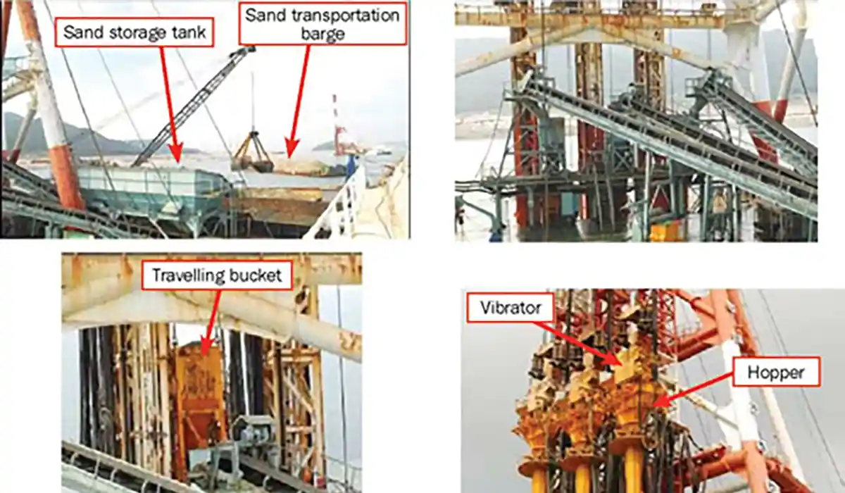 Marine Sand Compaction Pile Method and SEMW Jumbo Vibro
