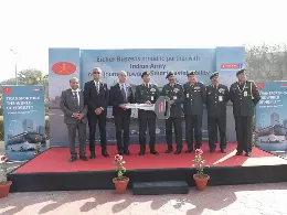 Eicher Trucks and Buses delivers EV buses to Indian Army