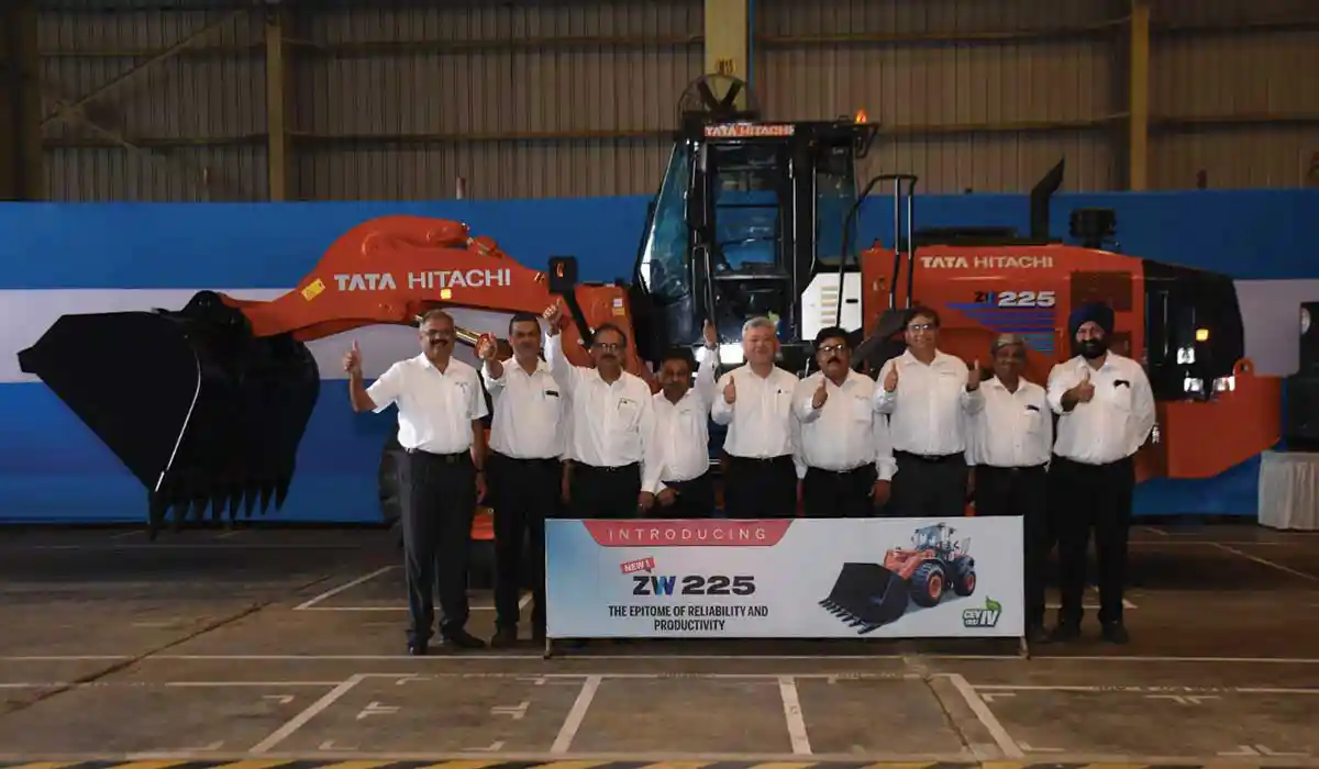 Tata Hitachi Launches 5-ton Made-in-India Wheel Loader ZW225 with Japanese Technology