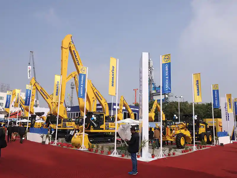 Komatsu and L&T showcase Hybrid Excavator & Sustainable Technology Machines