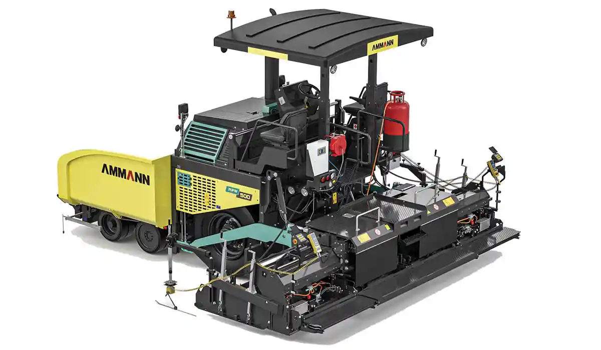 New Ammann Wheeled Paver AFW 500 ideal for Highway Projects