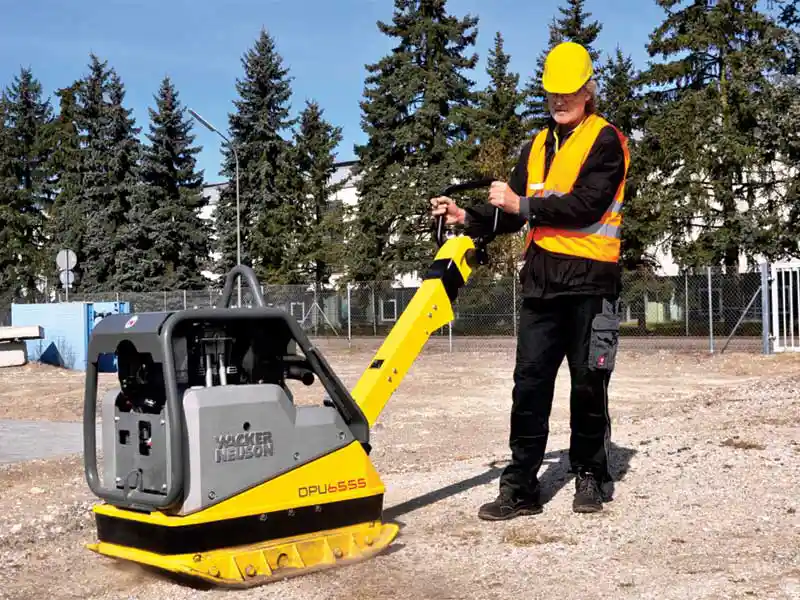 Wacker Neuson to demonstrate an 8 Ton Force Heavy Duty Remote Controlled Reversible Plate Compactor and other Light Construction Equipment at Excon
