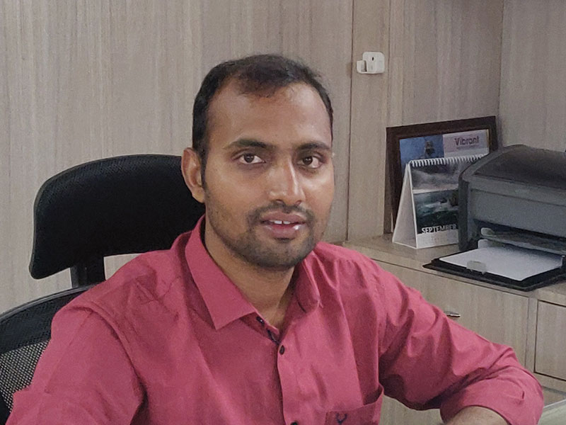 Kranthi Kumar Ravuri, MD, Vibrant Construction Equipment’s Pvt Ltd.