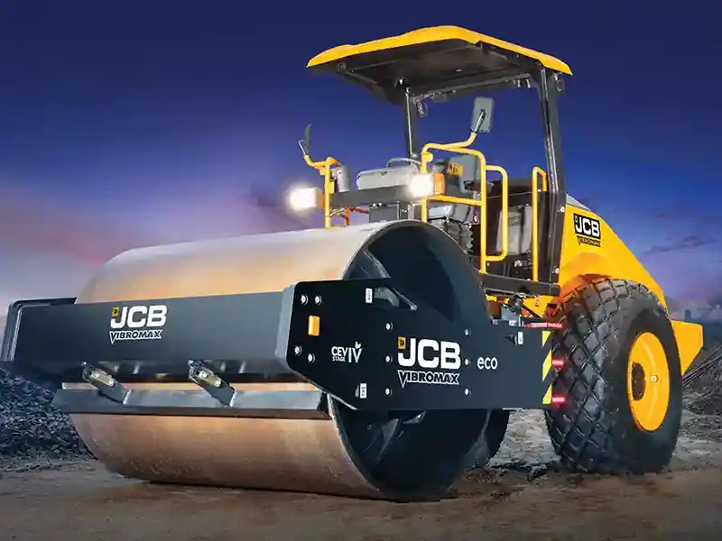 JCB VM 117 Single Drum Soil Compactor offers unmatched compaction performance & fuel efficiency with JCB ecoMax 444 Engine