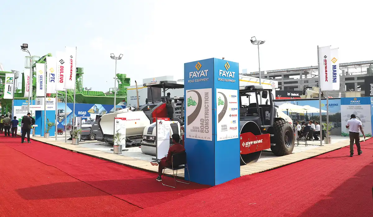 Fayat Road Equipment division showcased products