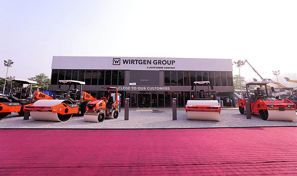 Wirtgen Group India team at bauma CONEXPO INDIA