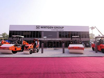 Wirtgen Group India team at bauma CONEXPO INDIA