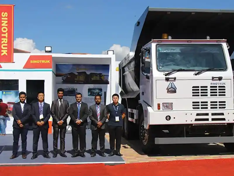 Sinotruk launches india’s - first 70 ton mining truck