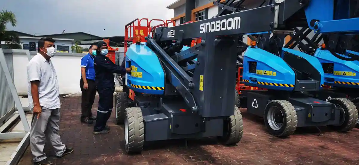 Sinoboom Electric Articulating Boom Lifts Launched in Southeast Asia