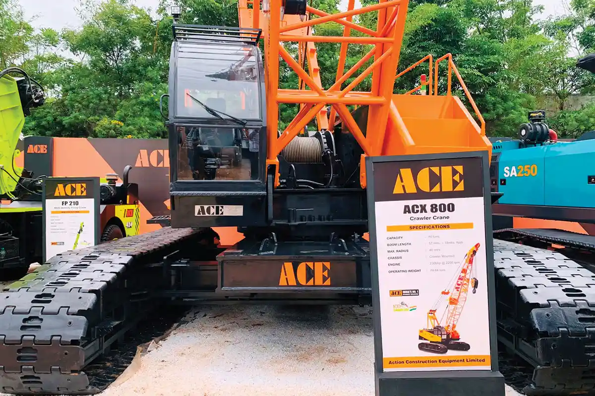 ACE widens cranes portfolio and introduces new backhoe loaders to meet demand from all segments of infra construction