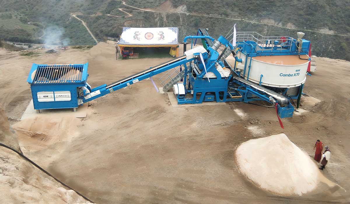CDE’s M-Sand Plant deployed in Bhutan by SMCL