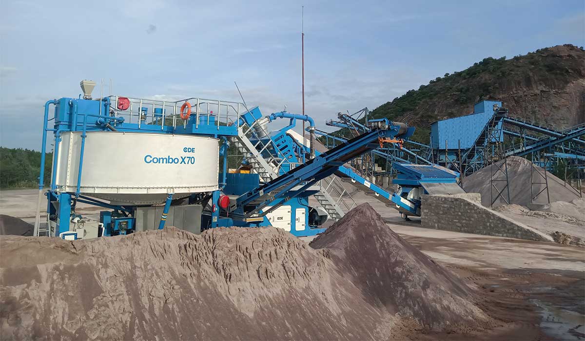 Combo X70 Powers M-Sand Production in Warangal