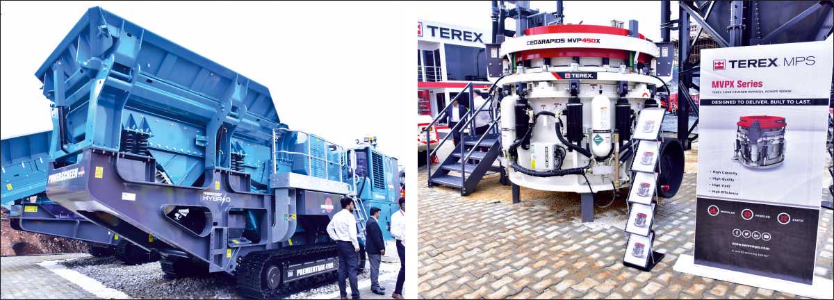 Terex India New Products - Franna, Powerscreen, Finlay, MPS, TWS and EvoQuip