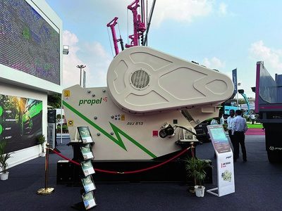 Propel AVJ 813 jaw crusher on display