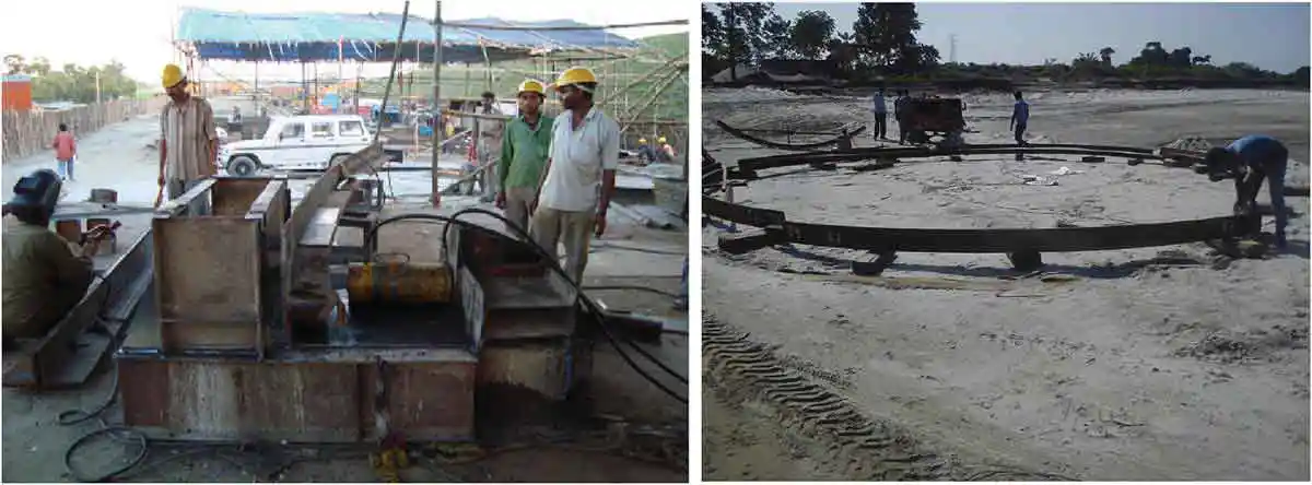 Construction of New Brahmaputra Bridge