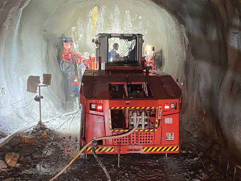 Sandvik DT 821C Tunneling Jumbo Setting a New Standard in Speed & Precision