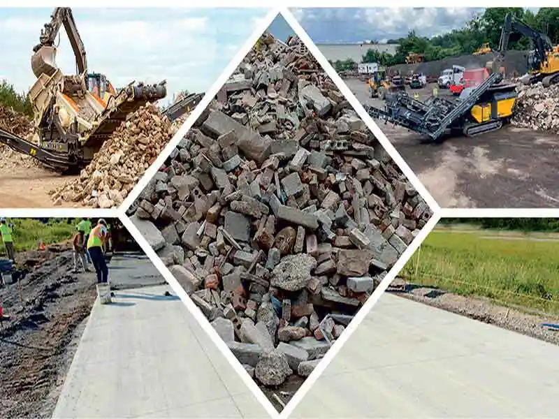 Construction & Demolition Waste as Aggregates for Rigid Pavement Applications