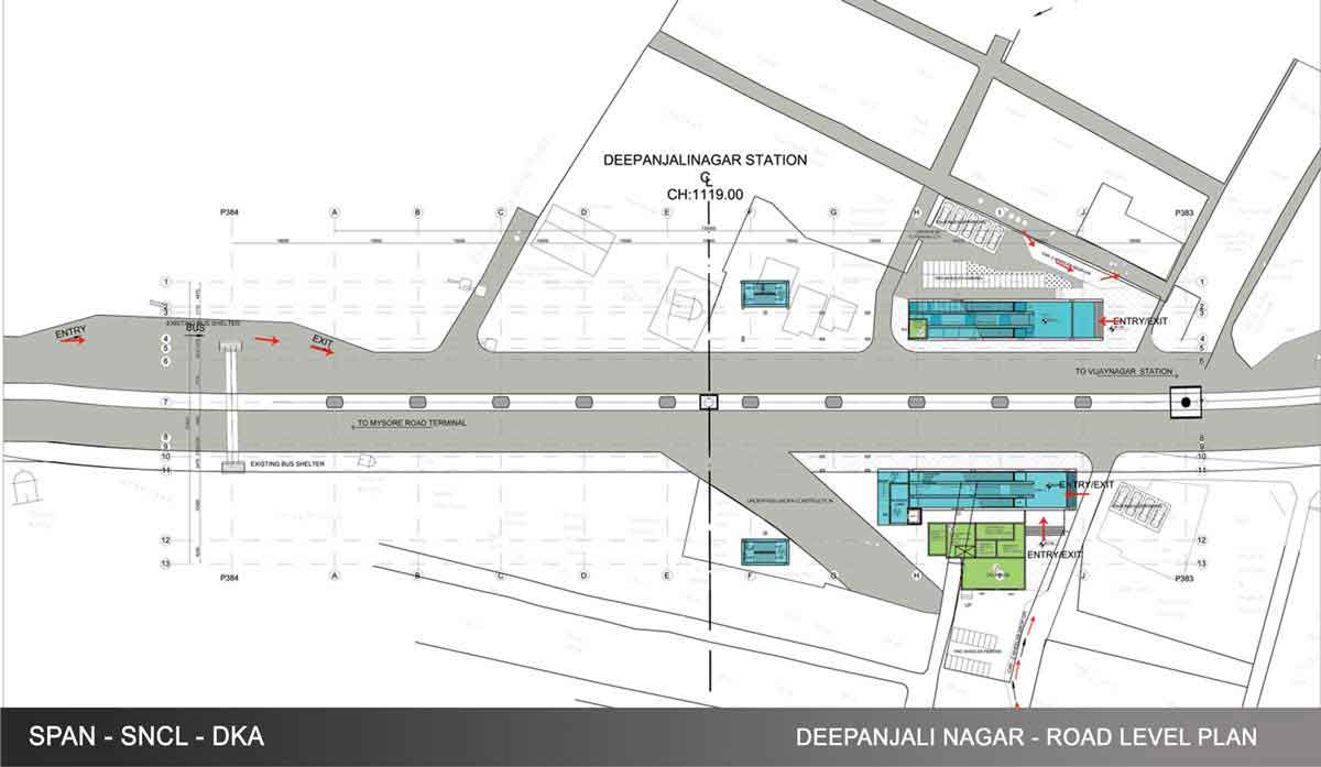 Deepanjali Nagar - Road Level Plan