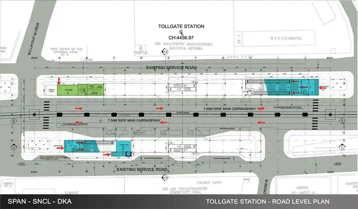 Tollgate Station - Road Level Plan
