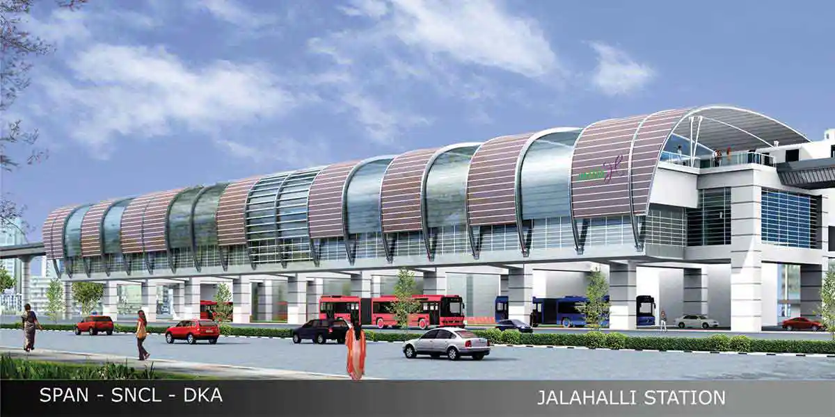 Jalahalli Metro Station