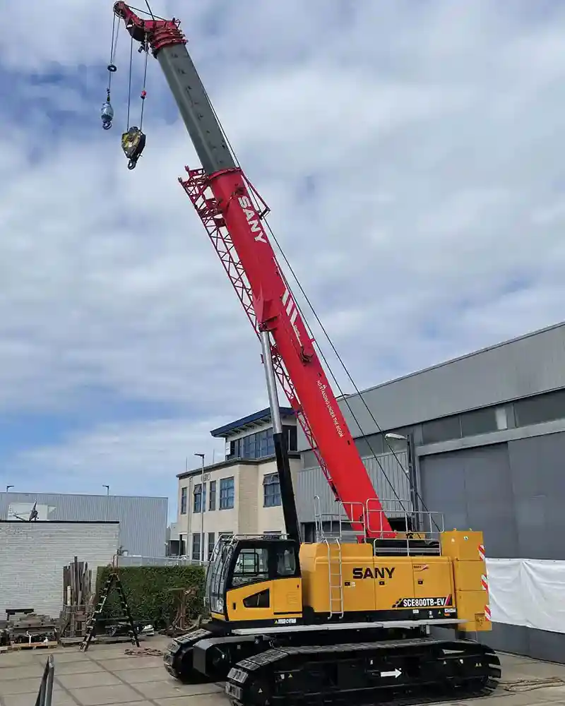 Danfoss technology is powering a new fully electric crawler crane