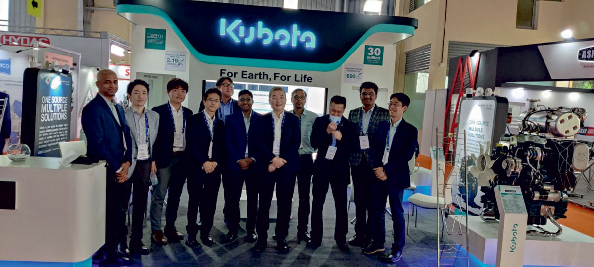 Kubota ready with engines that can run on alternate fuels