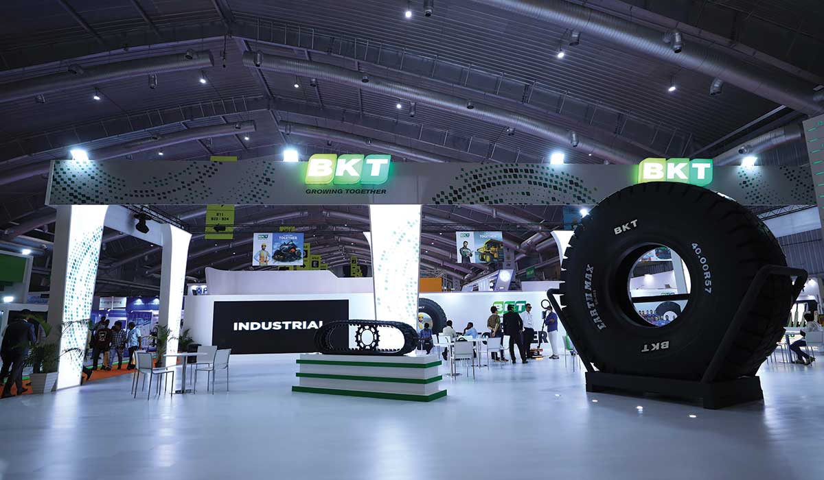 BKT showcased its Finest Tires & Introduces Rubber Tracks