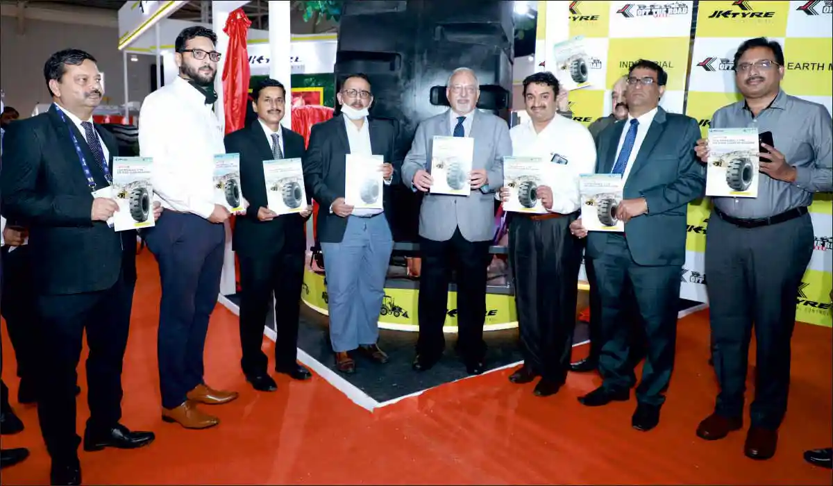 JK Tyre launches 4 new OTR tyres at excon