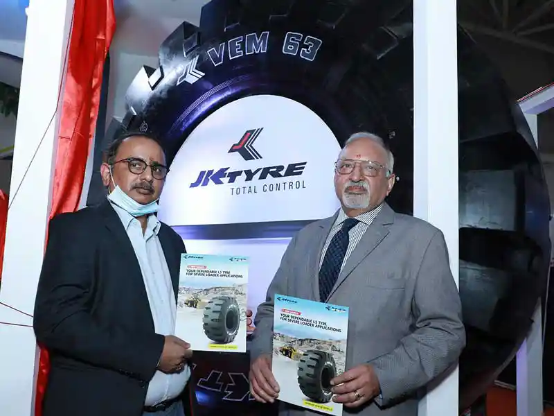 JK Tyre launches 4 new OTR tyres at Excon