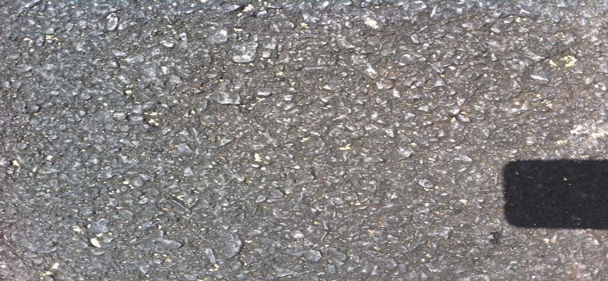 SMA surface after 60 months of laying – NH14, Palanpur-Deesa, laying done April 2009 