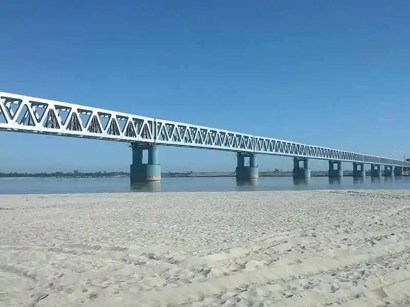 Construction of Foundation & Sub-Structure of Bogibeel Rail-Cum Road Bridge Over River Brahmaputra- An Engineering Marvel