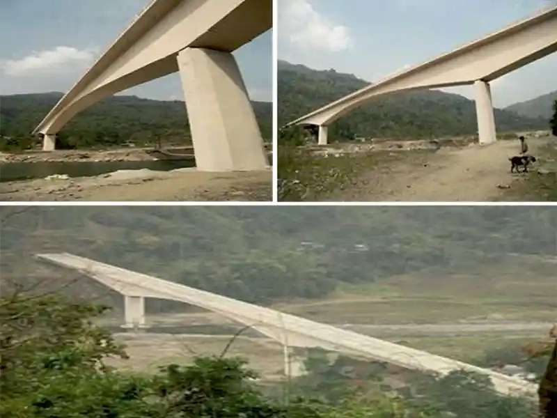 the most aesthetically beautiful and technically challenging bridge constructed by Gammon India
