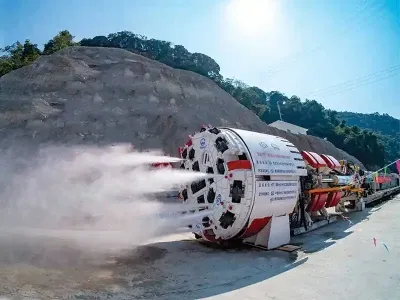 CREG High-Pressure Hydro-Coupling TBM Constructing Hard Rock Tunnels