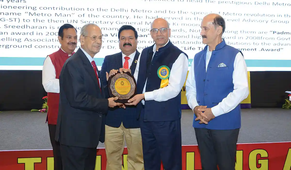 TAI honours Dr. E Sreedharan with Lifetime Achievement Award