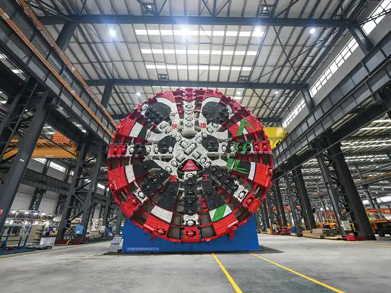 China’s Largest TBM - With Panda Face Emerges From Tunnel