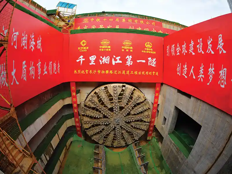 Breakthrough by two 15.01m Slurry TBMs of CRCHI in two projects