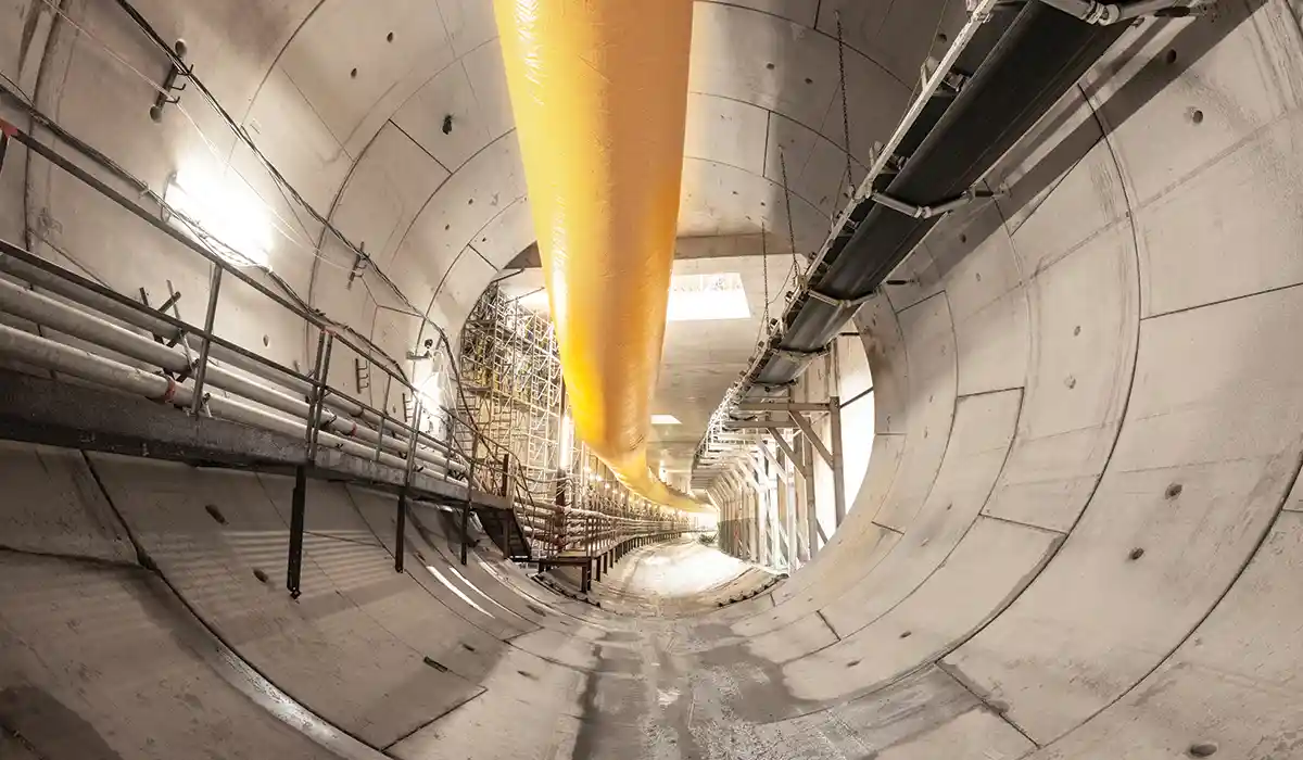 Mechanical excavated tunnels (tunnels excavated with a TBM – Tunnel Boring Machine)