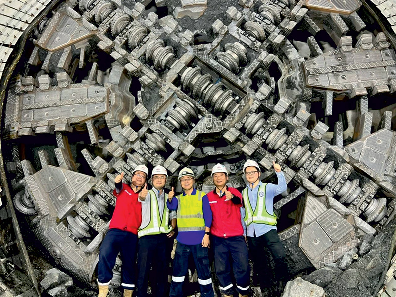 CRCHI Channel Express TBM's Subsea Tunnel Breakthrough in Singapore