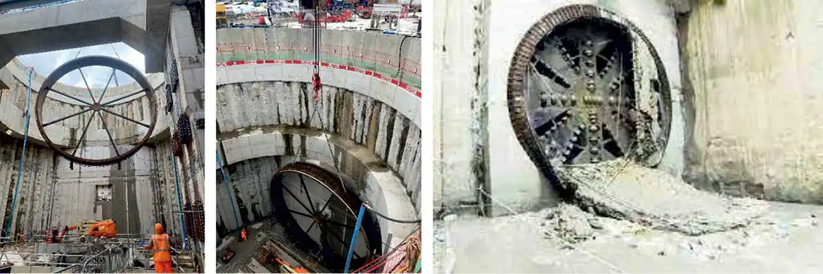 Metro construction works are spread all over India