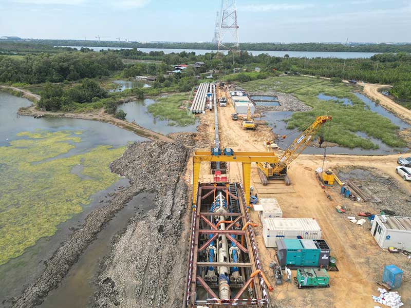 CRCHI Underground Pipeline Network Equipment on Bangkok Power Plant Site