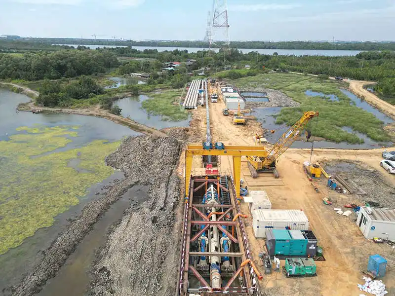 the Bang Pakong-south Bangkok power plant gas transmission pipeline project
