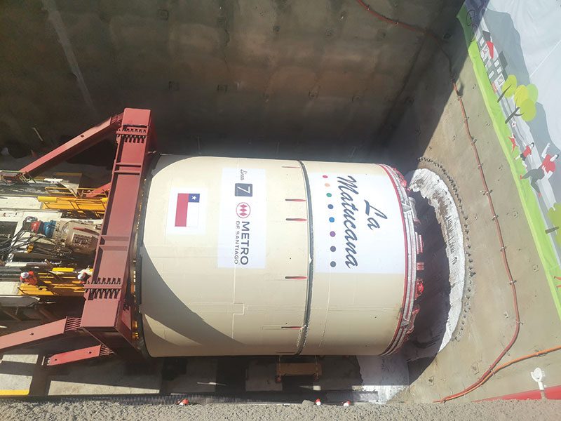 CRCHI EPB Shield Machine Exported to Chile Launched
